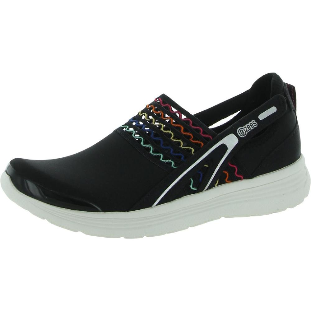 Bzees Womens Sunny Black Stretch Fit Casual and Fashion Sneakers Shoes NWT
